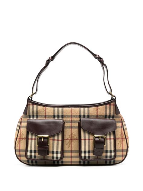 vintage corduroy burberry bag square with pocket|farfetch Burberry handbags.